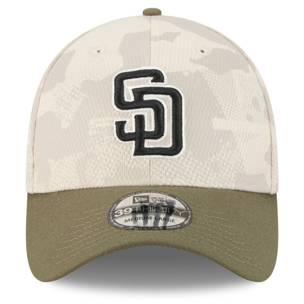 MLB San Diego Padres New Era 2025 Armed Forces Day 39THIRTY Flex Hat
