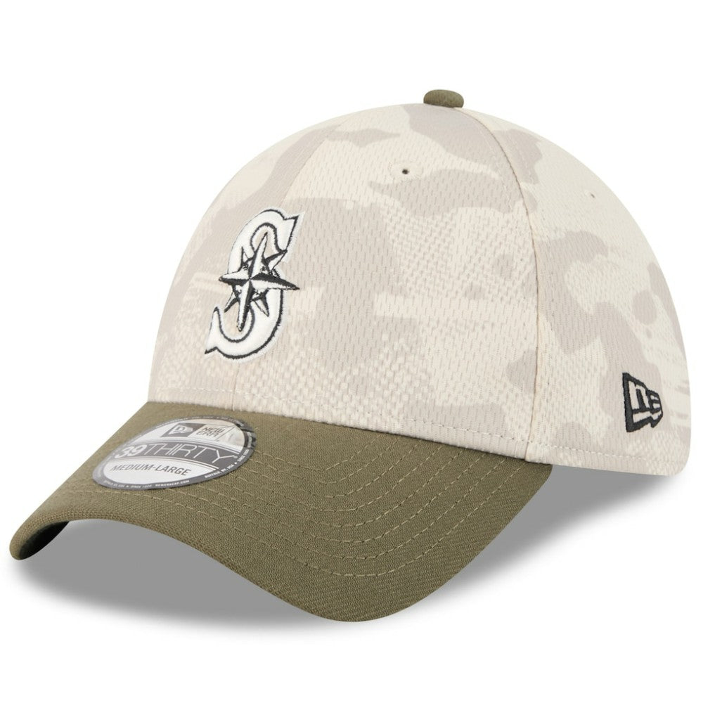 MLB Seattle Mariners New Era 2025 Armed Forces Day 39THIRTY Flex Hat