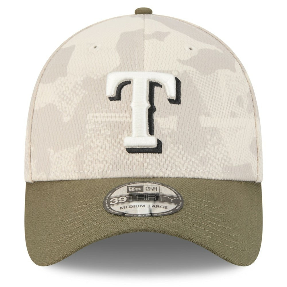 MLB Texas Rangers New Era 2025 Armed Forces Day 39THIRTY Flex Hat