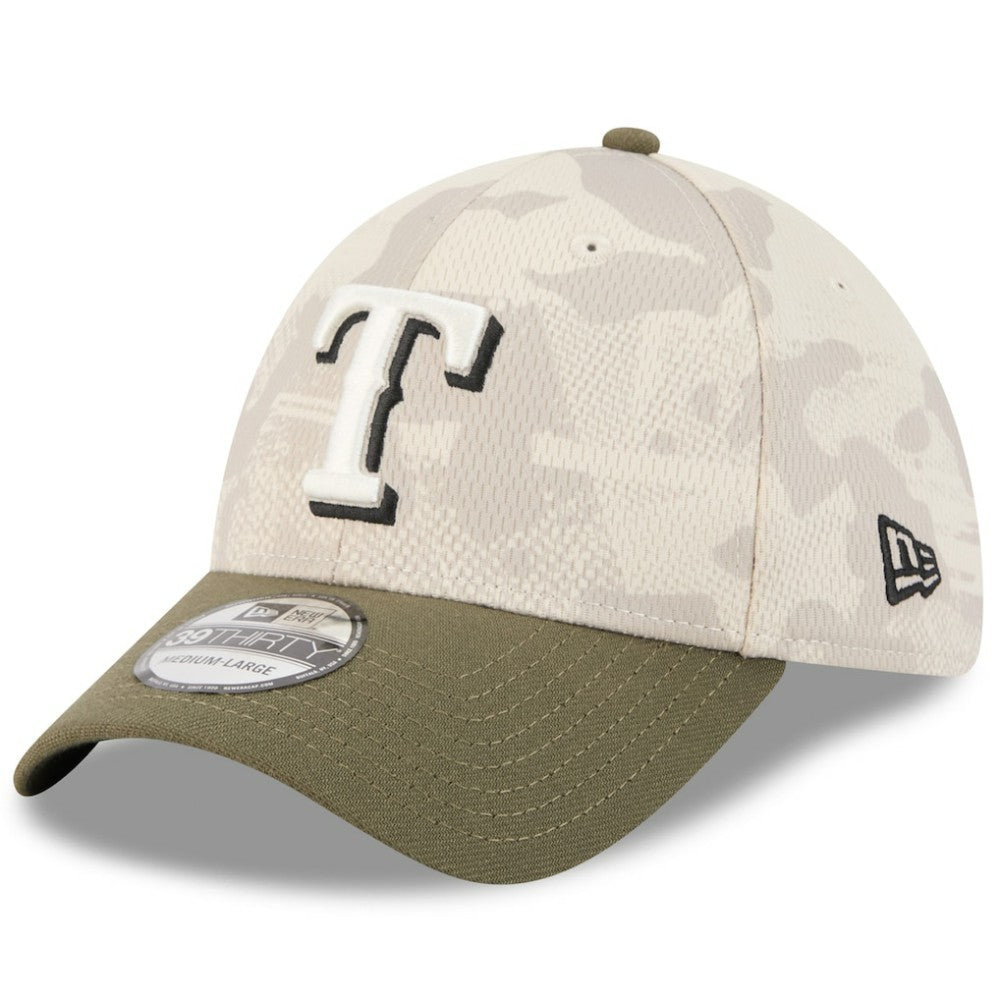 MLB Texas Rangers New Era 2025 Armed Forces Day 39THIRTY Flex Hat