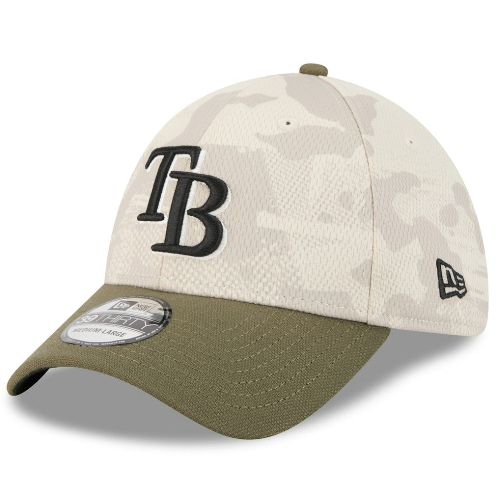 MLB Tampa Bay Rays New Era 2025 Armed Forces Day 39THIRTY Flex Hat