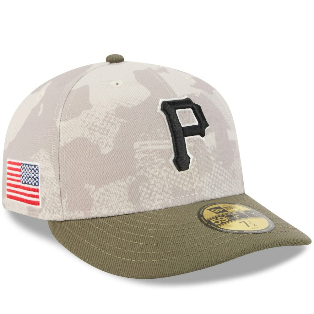 MLB Pittsburgh Pirates New Era 2025 Armed Forces Day 59FIFTY Fitted Hat