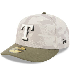 MLB Texas Rangers New Era 2025 Armed Forces Day 59FIFTY Fitted Hat