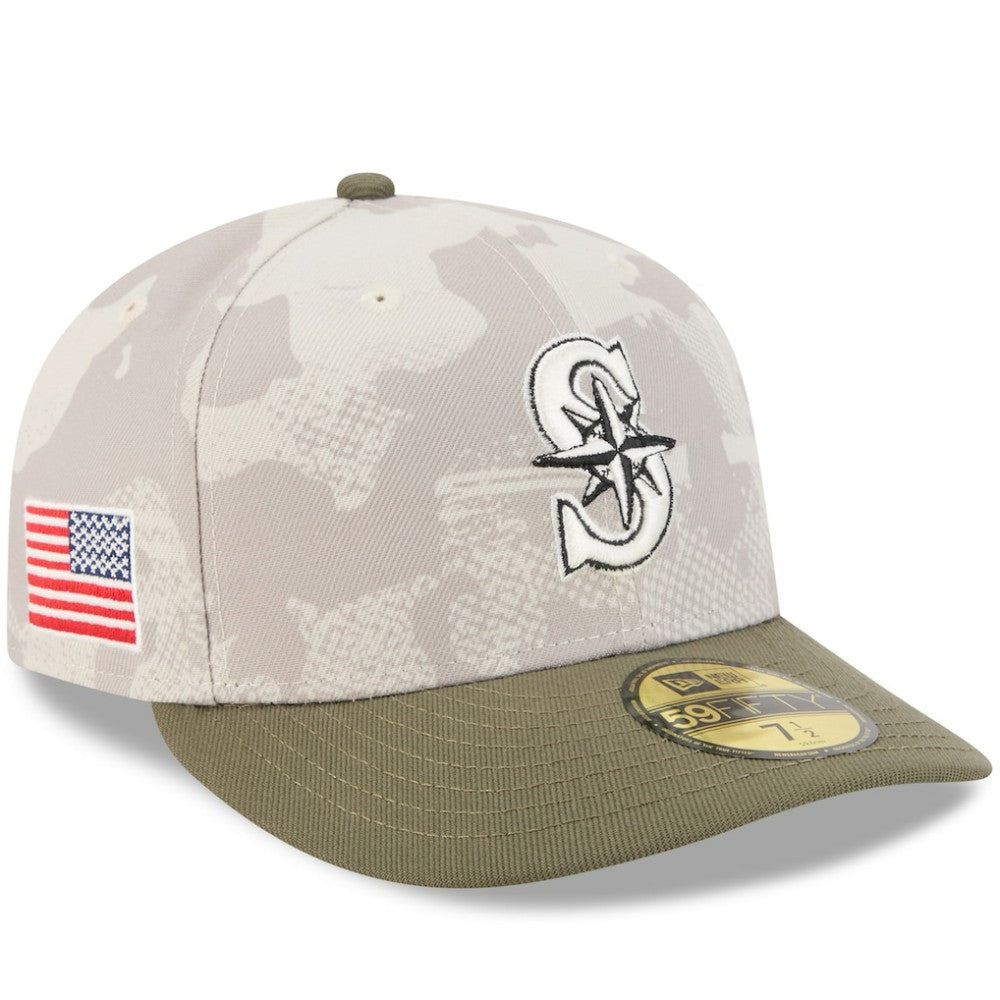 MLB Seattle Mariners New Era 2025 Armed Forces Day 59FIFTY Fitted Hat