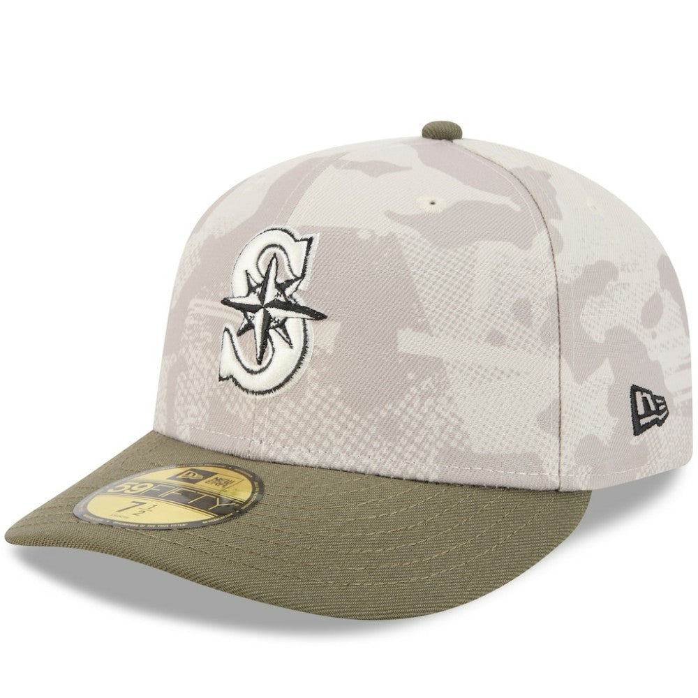 MLB Seattle Mariners New Era 2025 Armed Forces Day 59FIFTY Fitted Hat