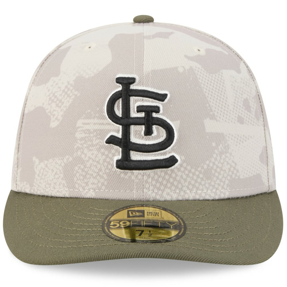MLB St. Louis Cardinals New Era 2025 Armed Forces Day 59FIFTY Fitted Hat
