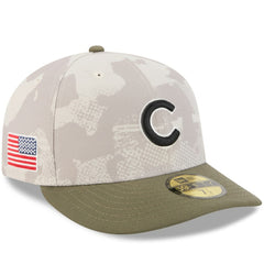 MLB Chicago Cubs New Era 2025 Armed Forces Day 59FIFTY Fitted Hat