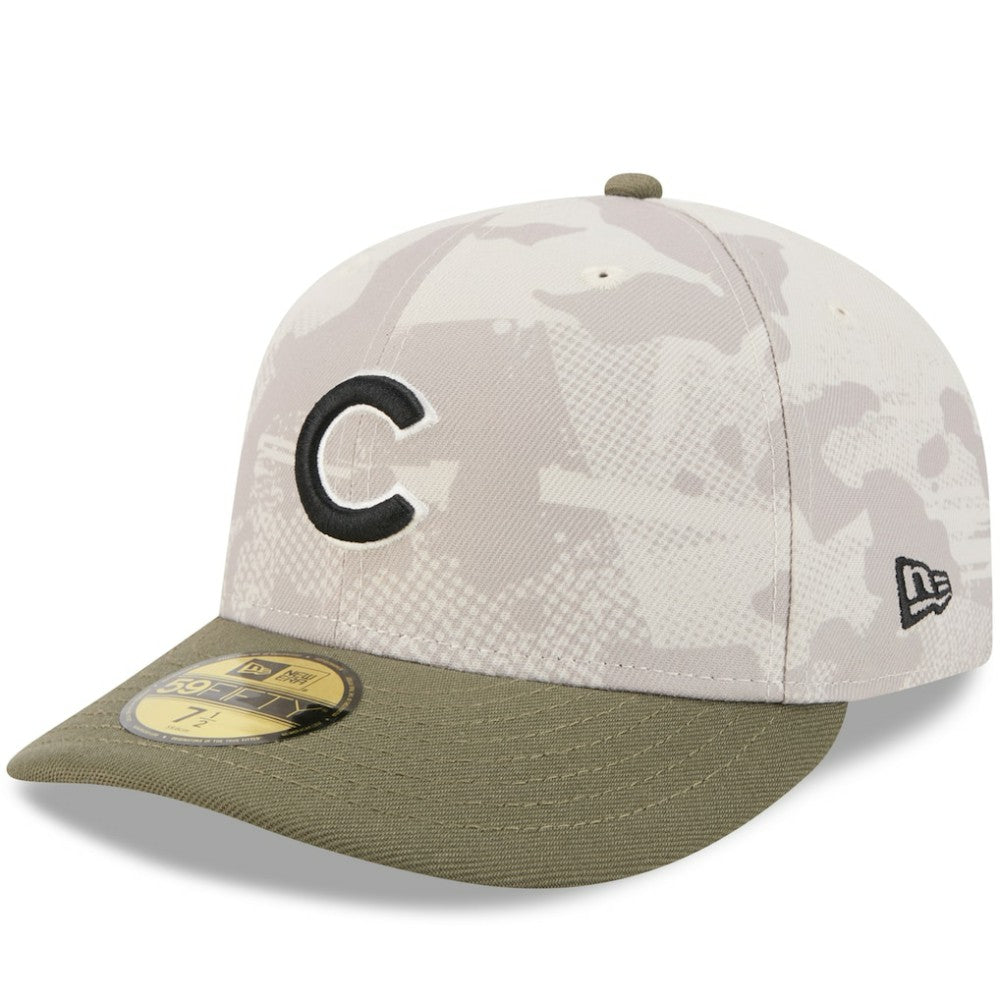 MLB Chicago Cubs New Era 2025 Armed Forces Day 59FIFTY Fitted Hat