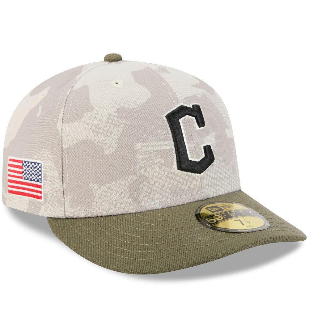 MLB Cleveland Guardians New Era 2025 Armed Forces Day 59FIFTY Fitted Hat