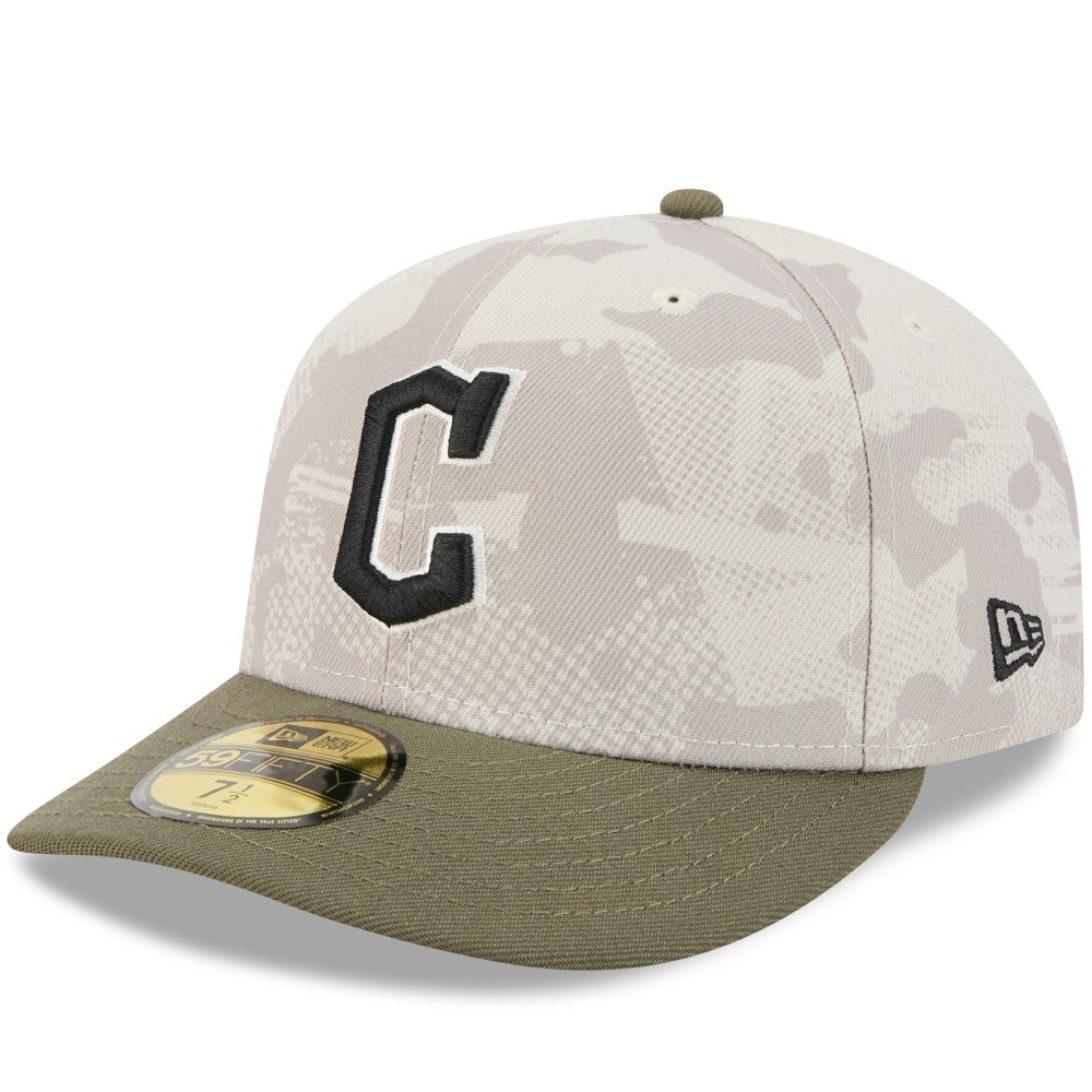MLB Cleveland Guardians New Era 2025 Armed Forces Day 59FIFTY Fitted Hat