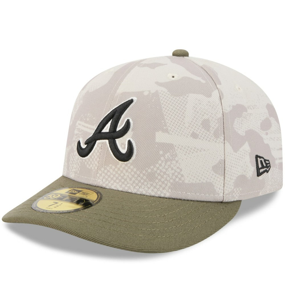MLB Atlanta Braves New Era 2025 Armed Forces Day 59FIFTY Fitted Hat