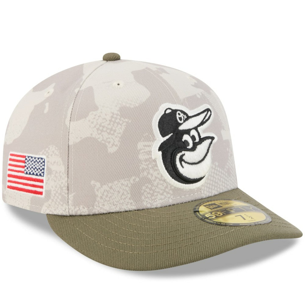 MLB Baltimore Orioles New Era 2025 Armed Forces Day 59FIFTY Fitted Hat