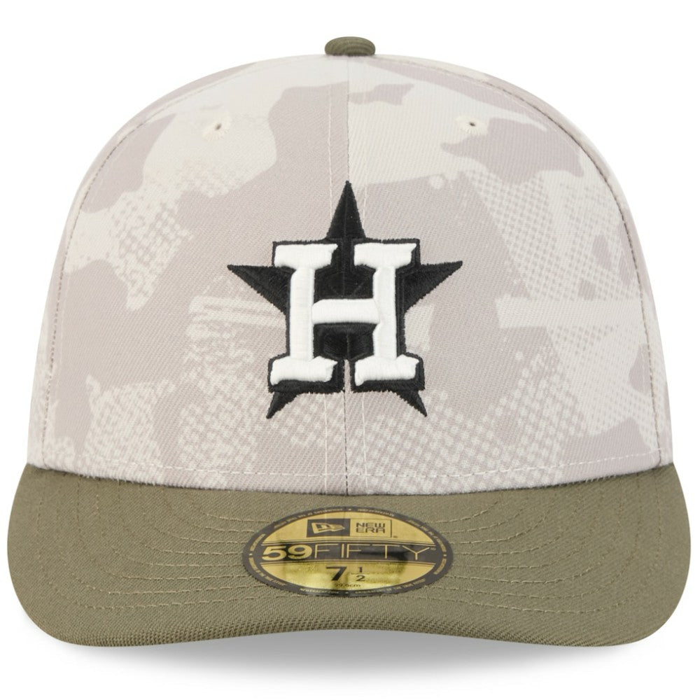 MLB Houston Astros New Era 2025 Armed Forces Day 59FIFTY Fitted Hat
