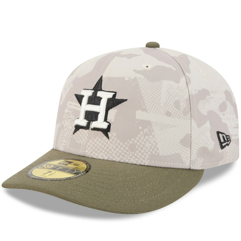 MLB Houston Astros New Era 2025 Armed Forces Day 59FIFTY Fitted Hat