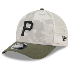 MLB Pittsburgh Pirates New Era 2025 Armed Forces Day 9FORTY M-Crown A-Frame Adjustable Hat