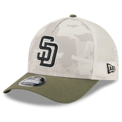 MLB San Diego Padres New Era 2025 Armed Forces Day 9FORTY M-Crown A-Frame Adjustable Hat