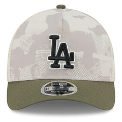 MLB Los Angeles Dodgers New Era 2025 Armed Forces Day 9FORTY M-Crown A-Frame Adjustable Hat