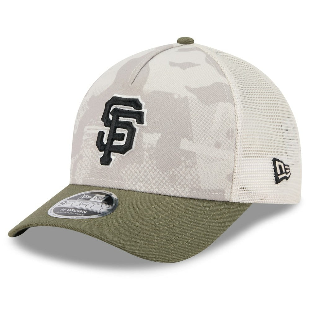 MLB San Francisco Giants New Era 2025 Armed Forces Day 9FORTY M-Crown A-Frame Adjustable Hat