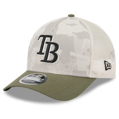 MLB Tampa Bay Rays New Era 2025 Armed Forces Day 9FORTY M-Crown A-Frame Adjustable Hat