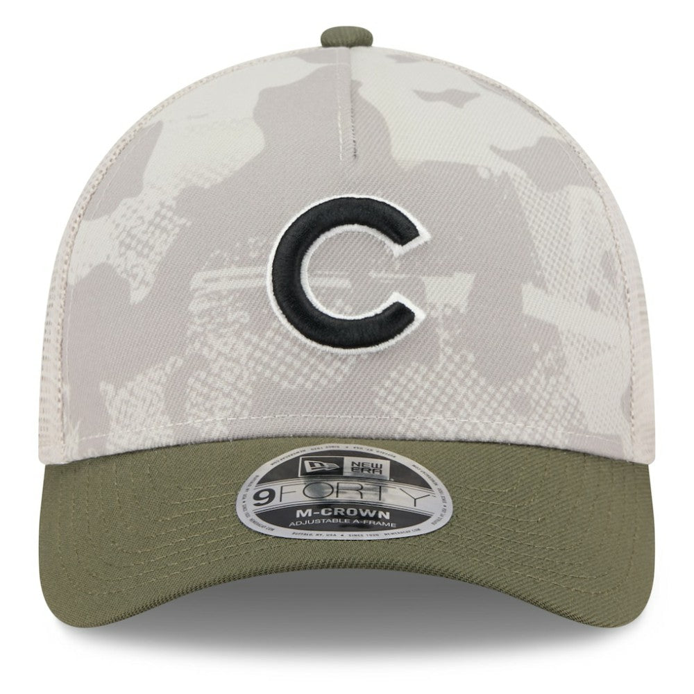 MLB Chicago Cubs New Era 2025 Armed Forces Day 9FORTY M-Crown A-Frame Adjustable Hat
