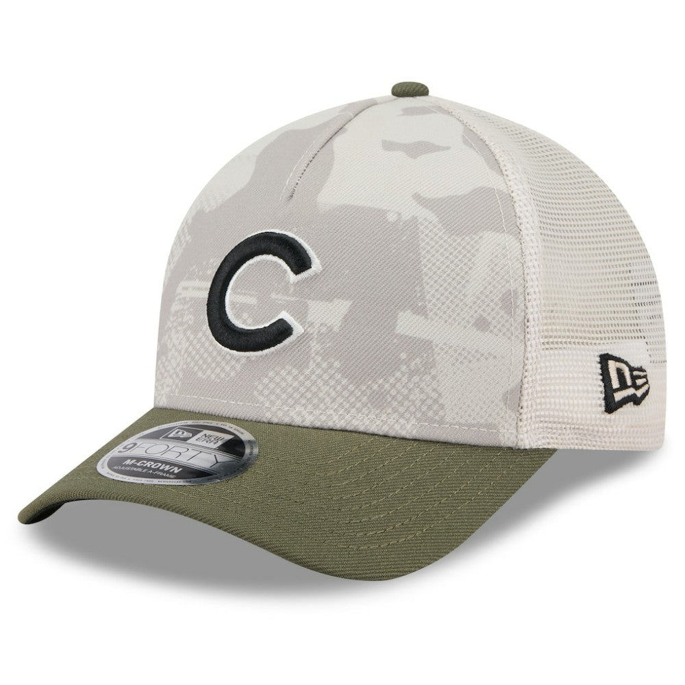 MLB Chicago Cubs New Era 2025 Armed Forces Day 9FORTY M-Crown A-Frame Adjustable Hat