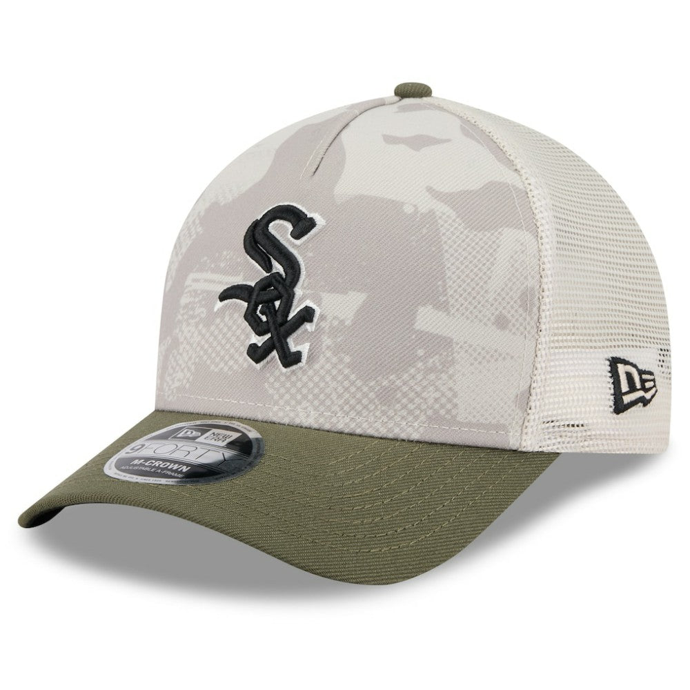 MLB Chicago White Sox New Era 2025 Armed Forces Day 9FORTY M-Crown A-Frame Adjustable Hat