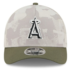MLB Los Angeles Angels New Era 2025 Armed Forces Day 9FORTY M-Crown A-Frame Adjustable Hat