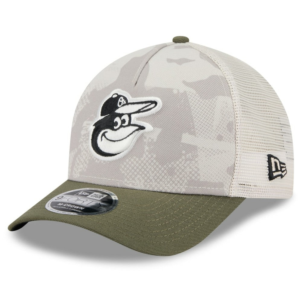 MLB Baltimore Orioles New Era 2025 Armed Forces Day 9FORTY M-Crown A-Frame Adjustable Hat