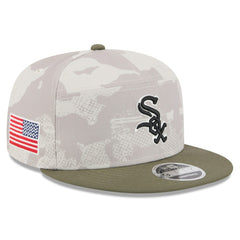 MLB Chicago White Sox New Era 2025 Armed Forces Day Split Panel 9FIFTY Snapback Hat