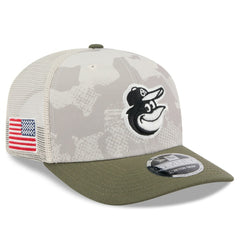 MLB Baltimore Orioles New Era 2025 Armed Forces Day 9SEVENTY Stretch-Snap Hat