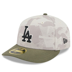 MLB Los Angeles Dodgers New Era 2025 Armed Forces Day Low Profile 59FIFTY Fitted Hat