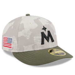 MLB Minnesota Twins New Era 2025 Armed Forces Day Low Profile 59FIFTY Fitted Hat