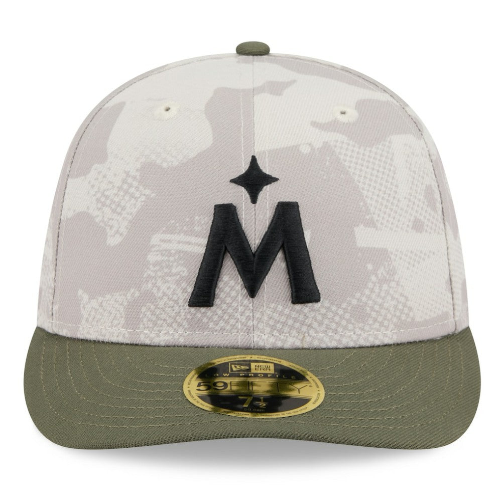MLB Minnesota Twins New Era 2025 Armed Forces Day Low Profile 59FIFTY Fitted Hat