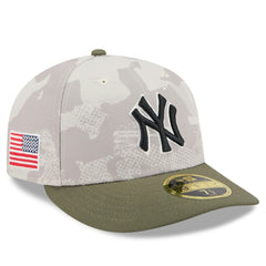 MLB New York Yankees New Era 2025 Armed Forces Day Low Profile 59FIFTY Fitted Hat