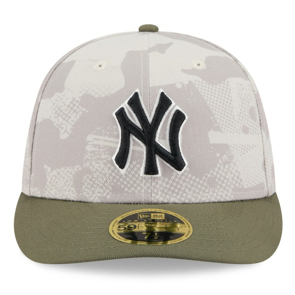 MLB New York Yankees New Era 2025 Armed Forces Day Low Profile 59FIFTY Fitted Hat