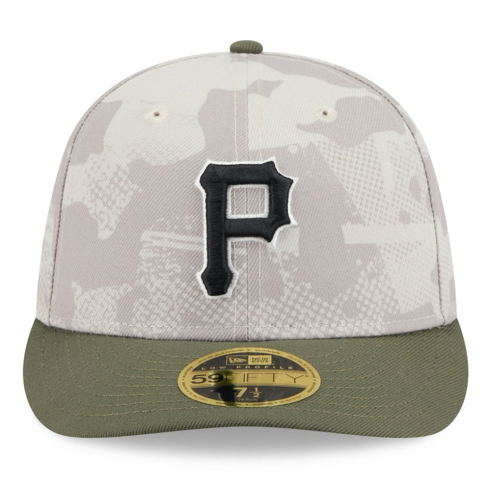 MLB Pittsburgh Pirates New Era 2025 Armed Forces Day Low Profile 59FIFTY Fitted Hat