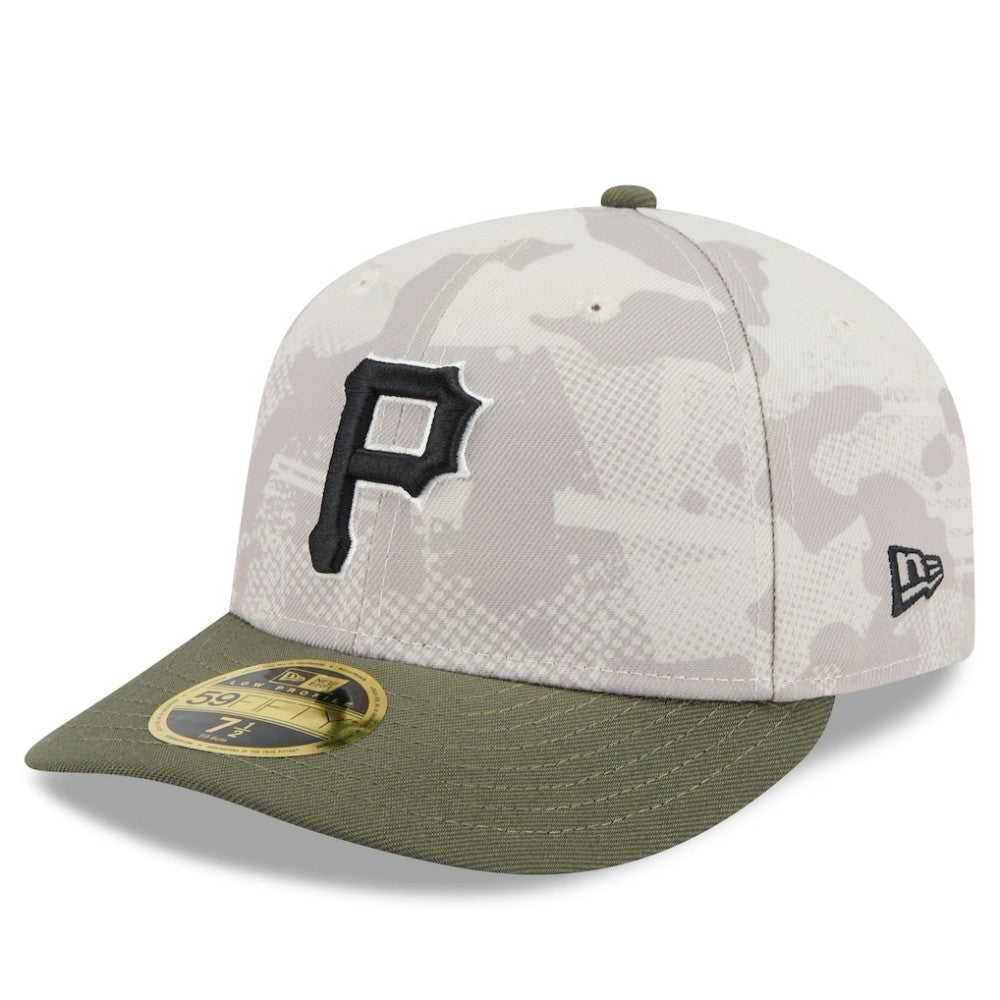 MLB Pittsburgh Pirates New Era 2025 Armed Forces Day Low Profile 59FIFTY Fitted Hat