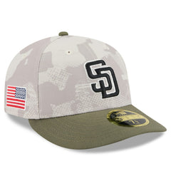 MLB San Diego Padres New Era 2025 Armed Forces Day Low Profile 59FIFTY Fitted Hat