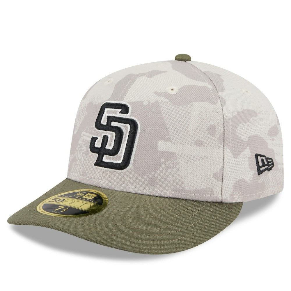 MLB San Diego Padres New Era 2025 Armed Forces Day Low Profile 59FIFTY Fitted Hat