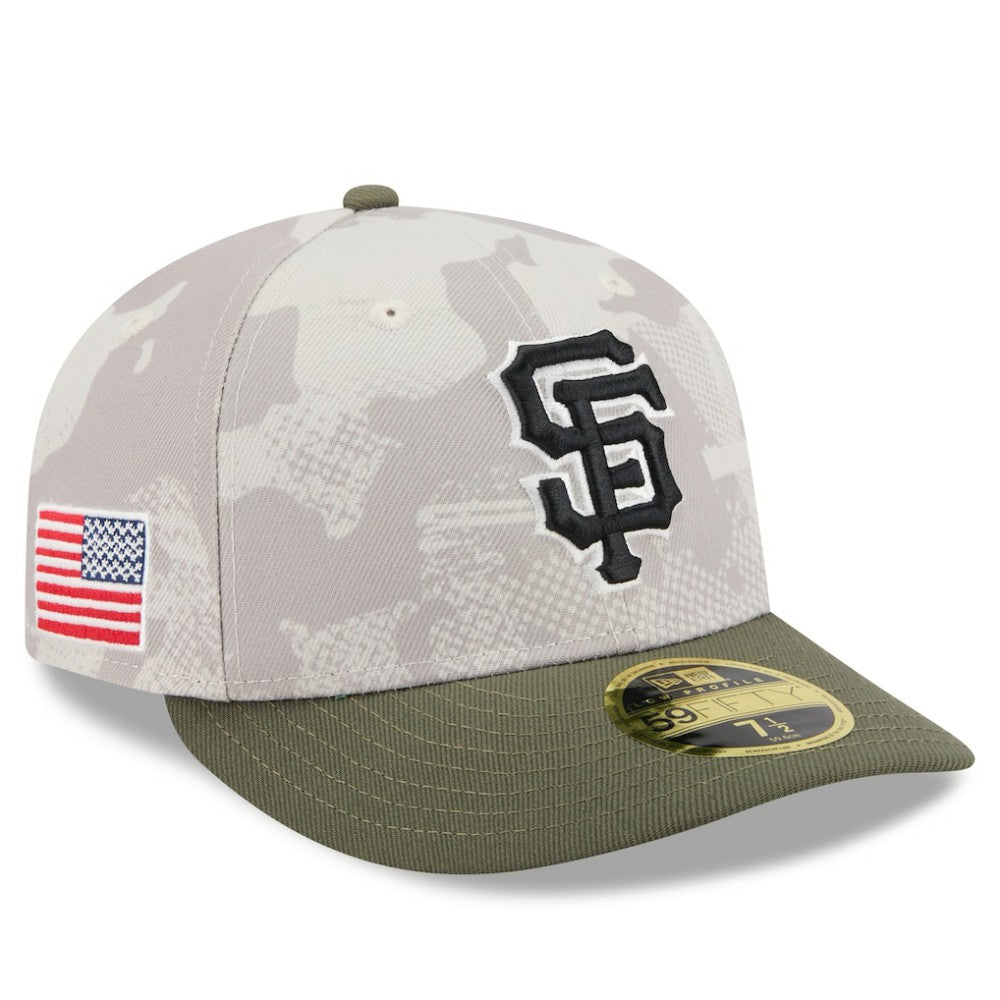 MLB San Francisco Giants New Era 2025 Armed Forces Day Low Profile 59FIFTY Fitted Hat