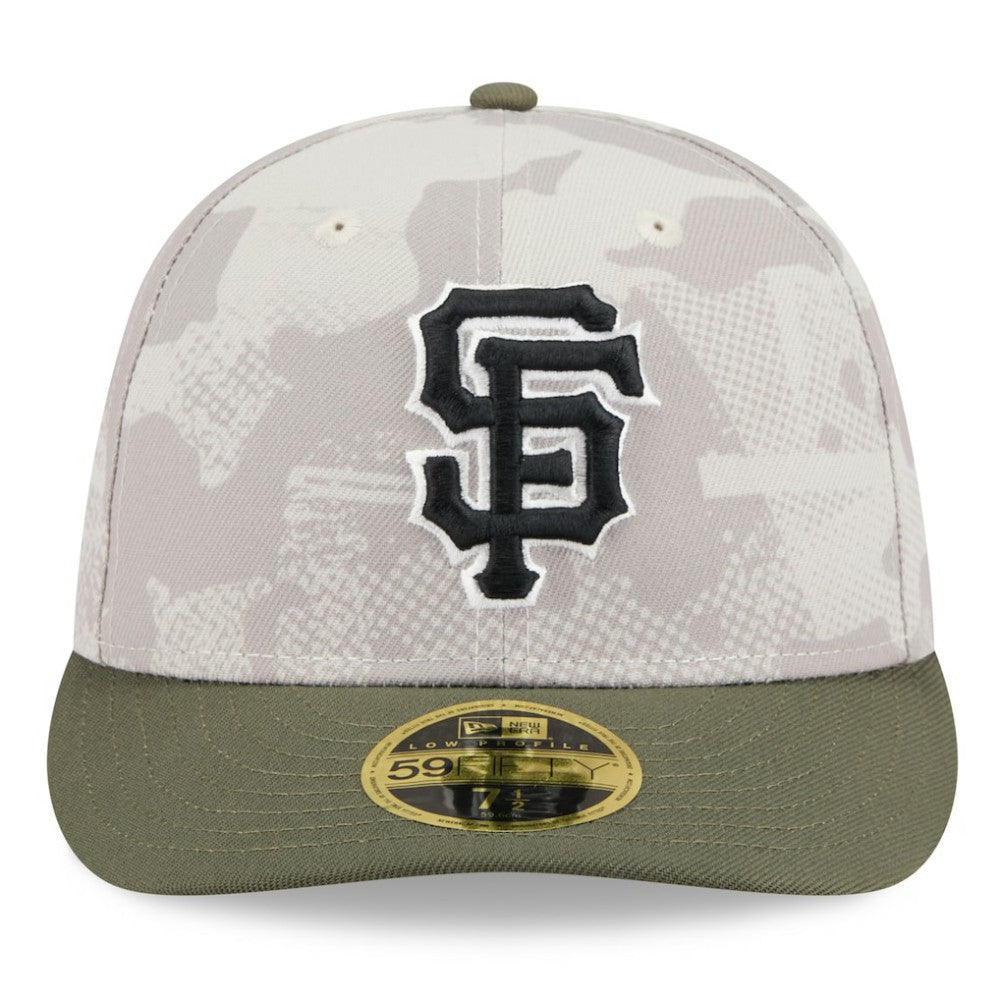 MLB San Francisco Giants New Era 2025 Armed Forces Day Low Profile 59FIFTY Fitted Hat
