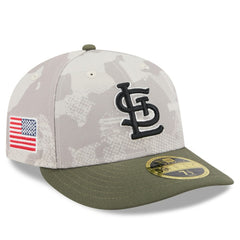 MLB St. Louis Cardinals New Era 2025 Armed Forces Day Low Profile 59FIFTY Fitted Hat