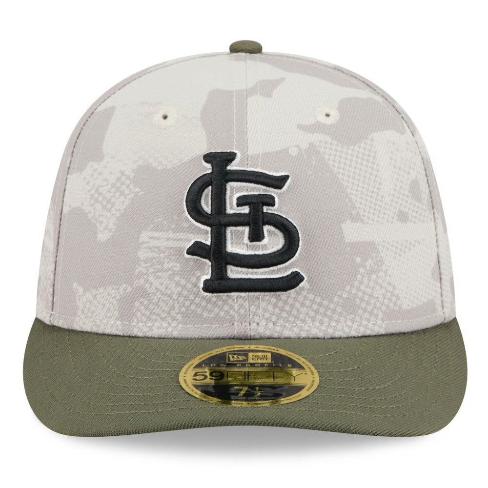 MLB St. Louis Cardinals New Era 2025 Armed Forces Day Low Profile 59FIFTY Fitted Hat