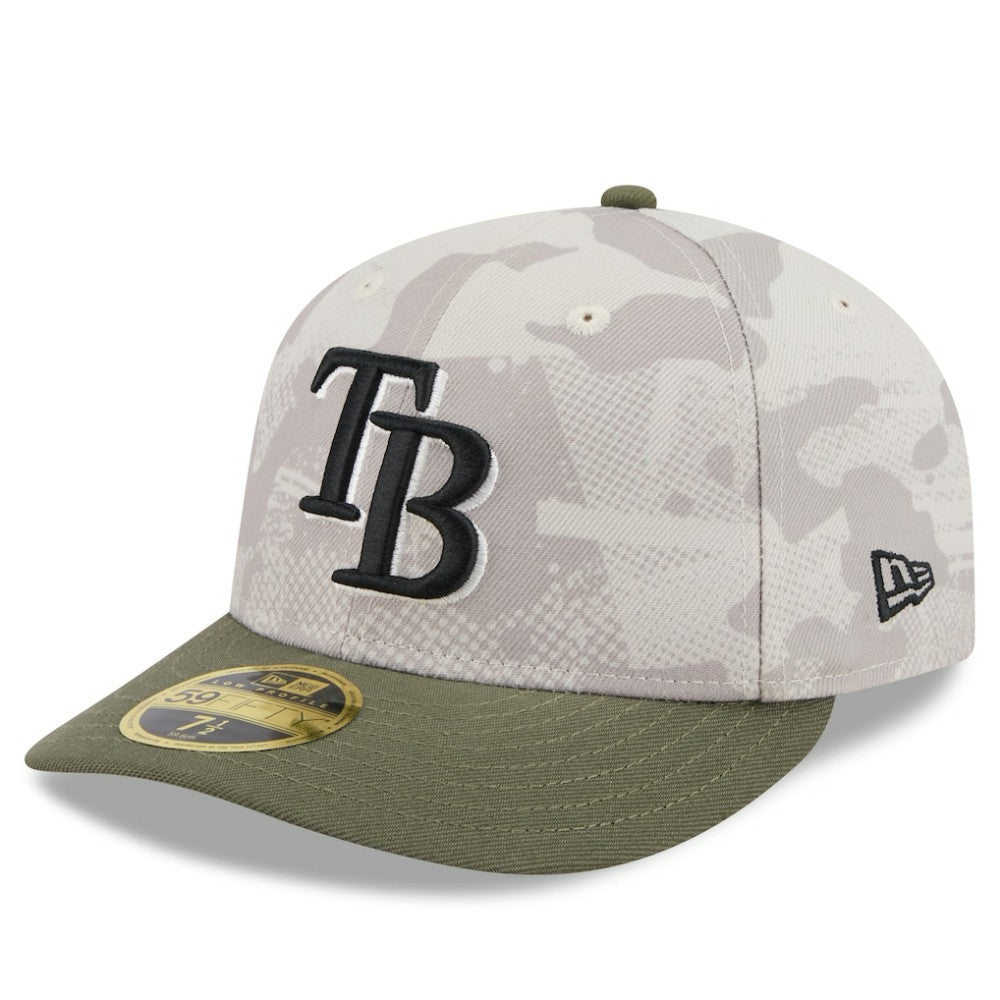 MLB Tampa Bay Rays New Era 2025 Armed Forces Day Low Profile 59FIFTY Fitted Hat