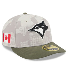 MLB Toronto Blue Jays New Era 2025 Armed Forces Day Low Profile 59FIFTY Fitted Hat