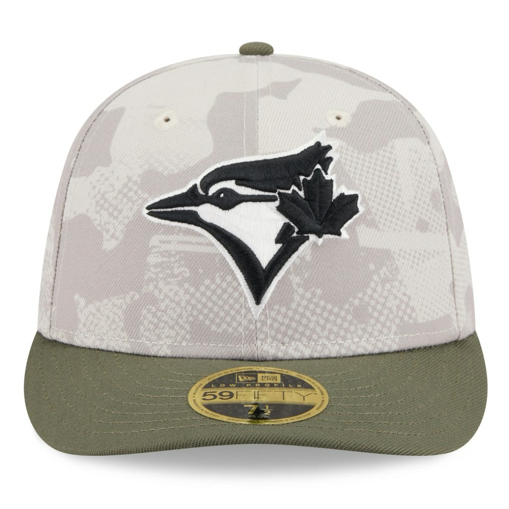 MLB Toronto Blue Jays New Era 2025 Armed Forces Day Low Profile 59FIFTY Fitted Hat