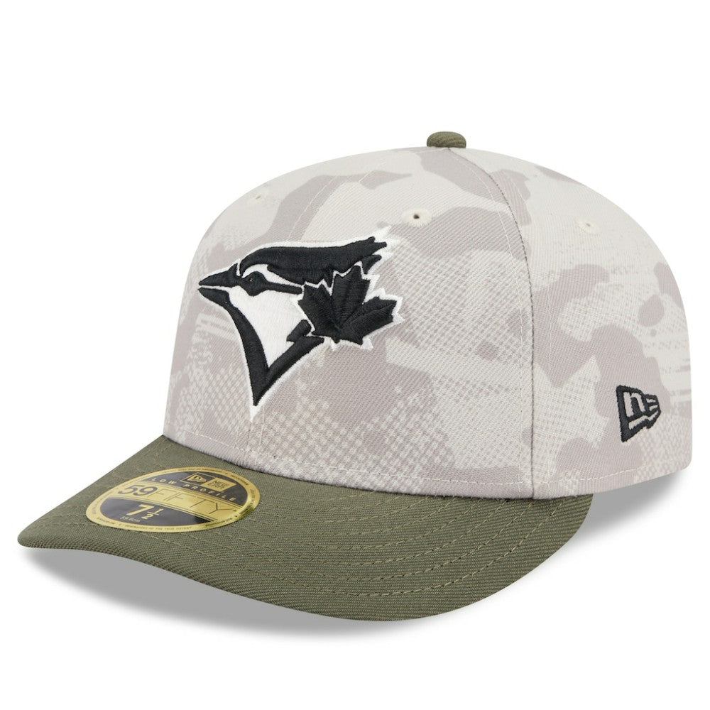 MLB Toronto Blue Jays New Era 2025 Armed Forces Day Low Profile 59FIFTY Fitted Hat