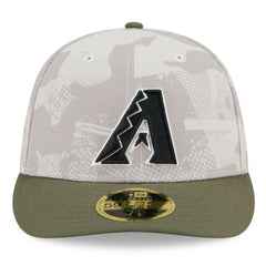MLB Arizona Diamondbacks New Era 2025 Armed Forces Day Low Profile 59FIFTY Fitted Hat