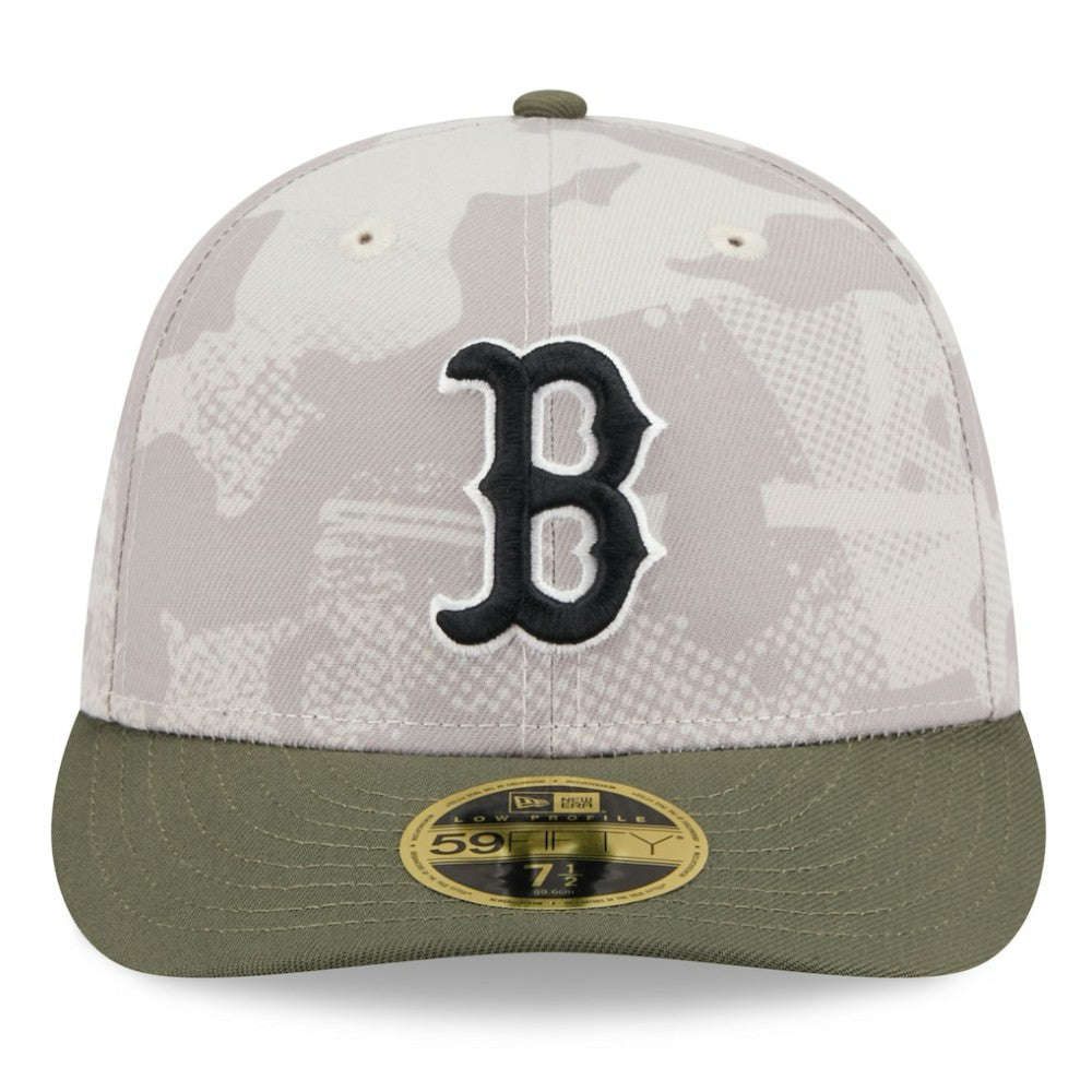 MLB Boston Red Sox New Era 2025 Armed Forces Day Low Profile 59FIFTY Fitted Hat