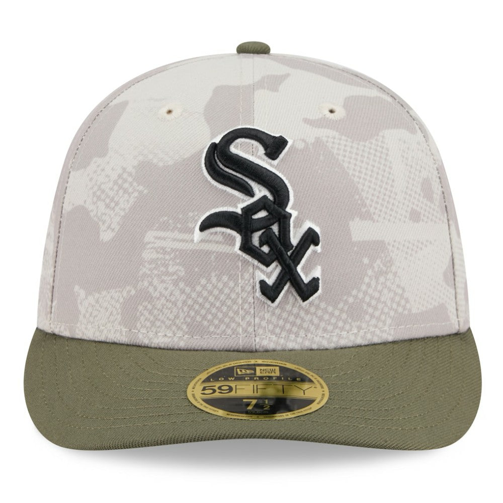 MLB Chicago White Sox New Era 2025 Armed Forces Day Low Profile 59FIFTY Fitted Hat